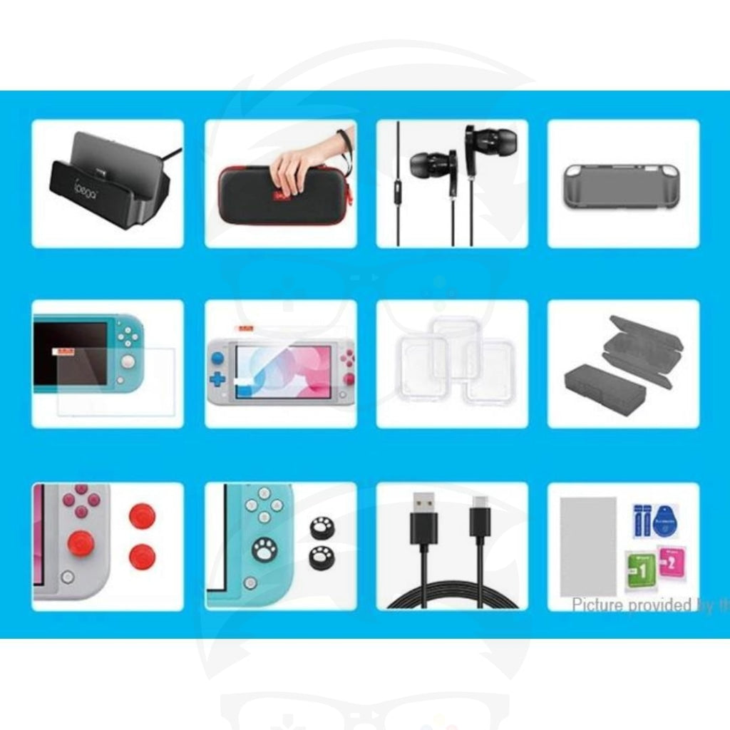 Ipega Pg-Sl002 18-In-1 Gamepad Controller Accessory Kit For Ns Switch Lite Ipega Pg-Sl002 18-In-1 Gamepad Controller Accessory Kit For Ns Switch Lite